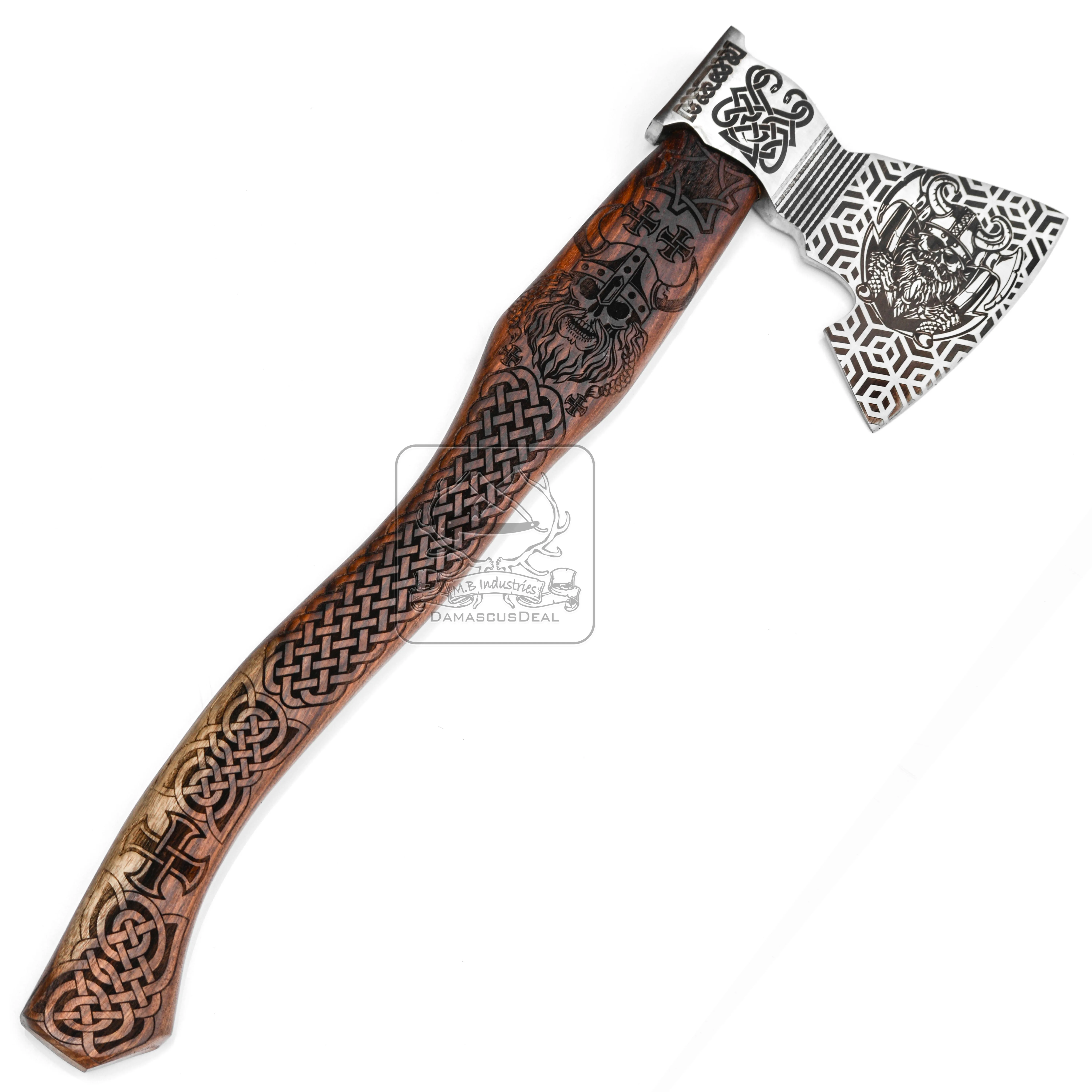 Viking Tomahawk Hatchet DD-VikingAxe-LE04 Hand Forged Axe Bearded Viking Axe Wholesale Top Quality Hand Made Axe Wooden Handle