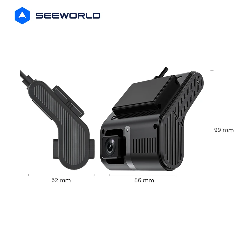 4G Fleet Management Car Wifi Dashcam with Alarm with 1080P Platform Control and APP Control