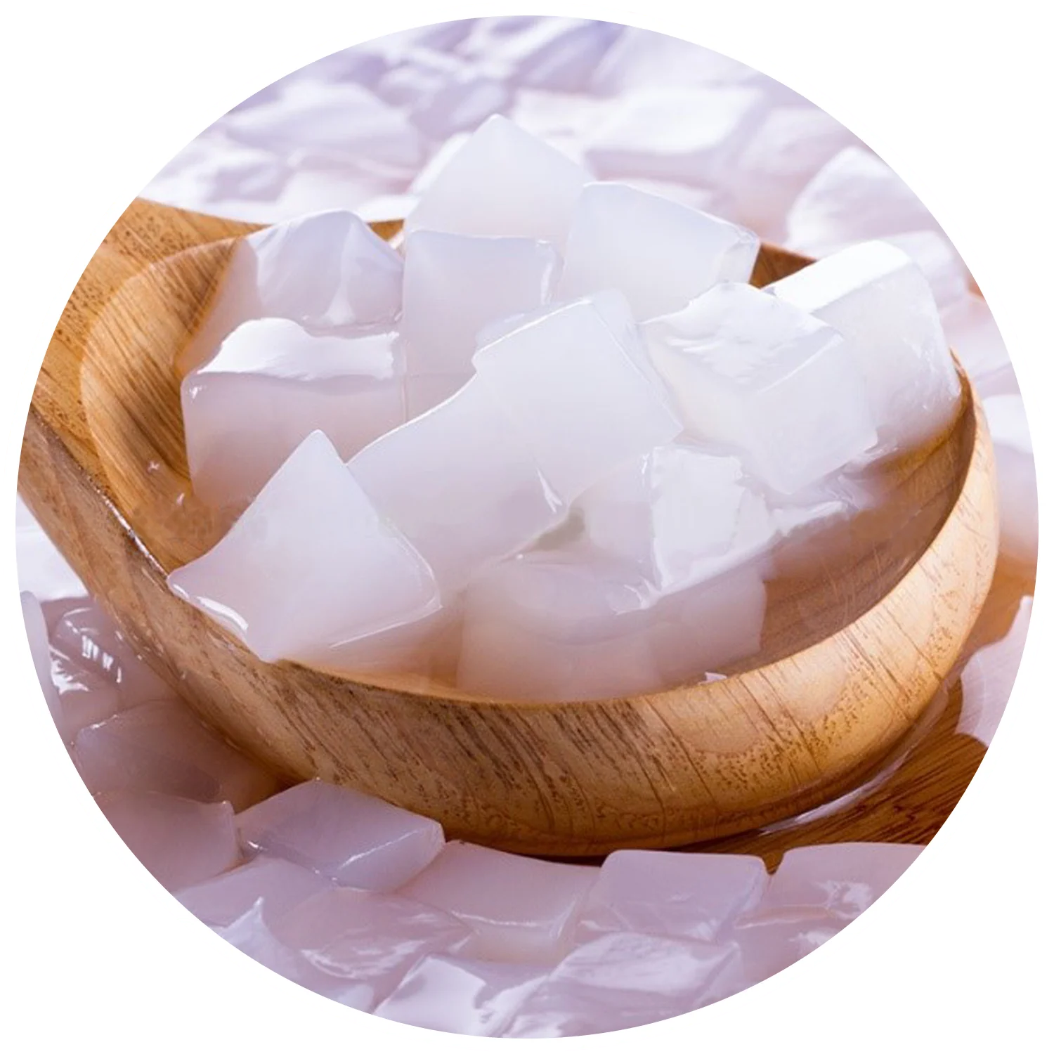 Лучшая цена свежего кокосового желе специальные ингредиенты непосредственно из фруктов копры