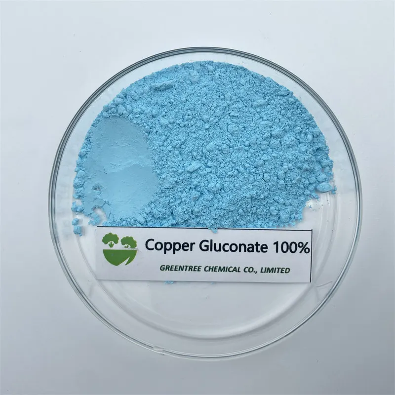 Food Grade Supply Food Additives Powder 100% Copper Gluconate for Bacterial Blight