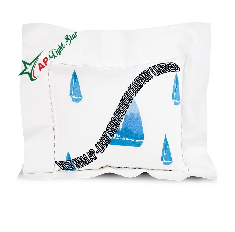 Vietnam Best Collection of Hand-Embroidered Pillows Wholesale from Best Supplier Cotton Fabric Foundation