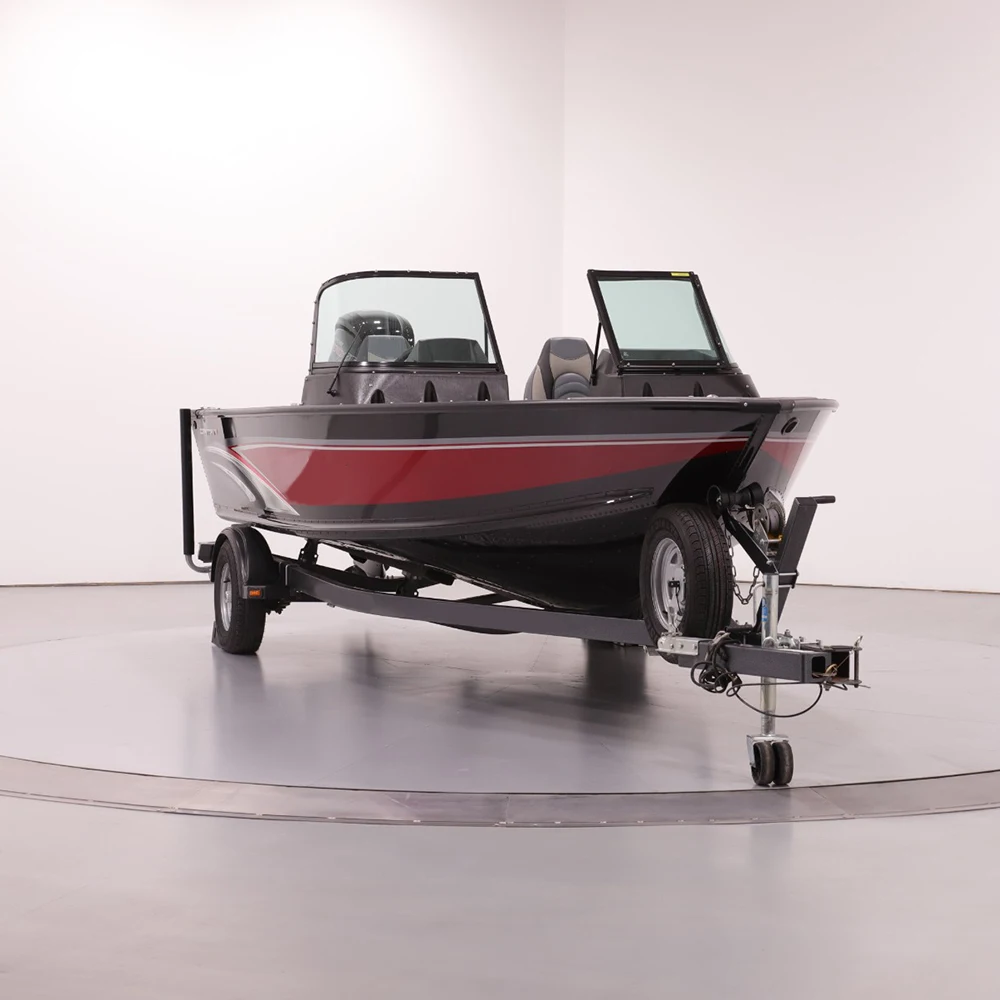 Hot Sale Factory Aluminum Sport Yacht with Outboard Engine and Trailer New Condition Fishing and Speed Boat