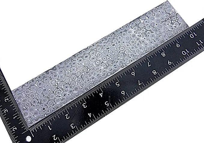 New Design  Custom Handmade Damascus Blank Billet  Hand Forged  Damascus steel Blank Billet For Making Knives