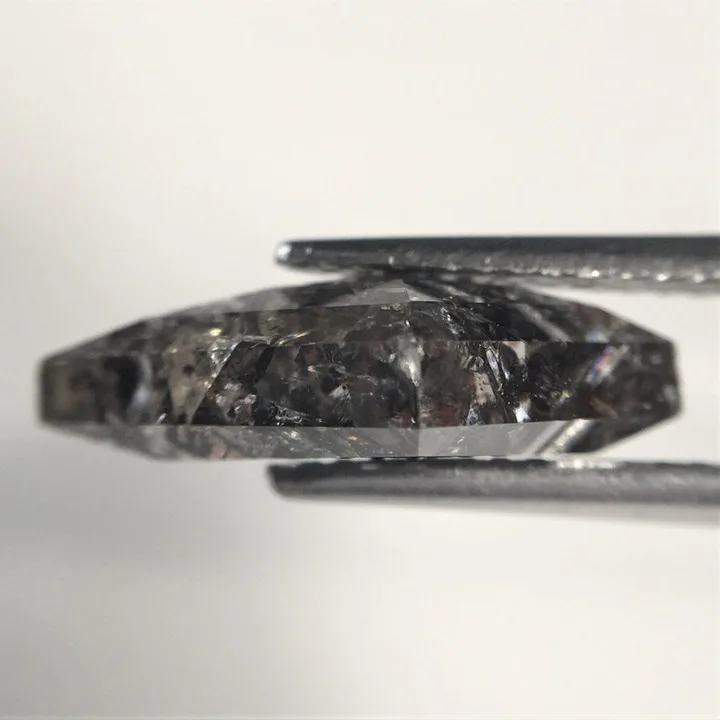 Natural Salt and Pepper 3 CT/4 CT/5 CT/6 CT  Loose Diamonds Kite Moissanite  Diamond from Original Source
