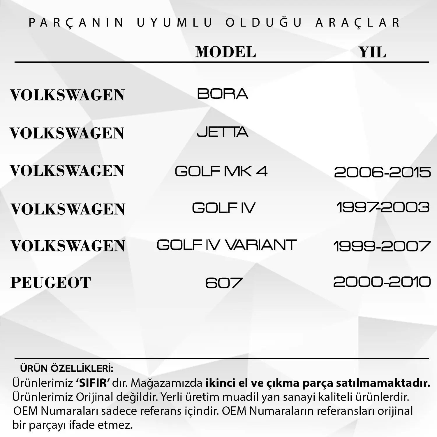 Зажим для подъема лобового стекла Volkswagen Golf 4 Jetta Bora Peugeot 607-правый