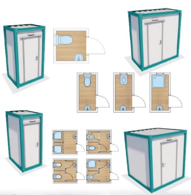EMPTY CONTAINER HOUSE PREFAB HOUSES 1 ENTRANCE DOOR 2 WINDOWS MK1003 SANDWICH PANEL STRONG MATERIAL
