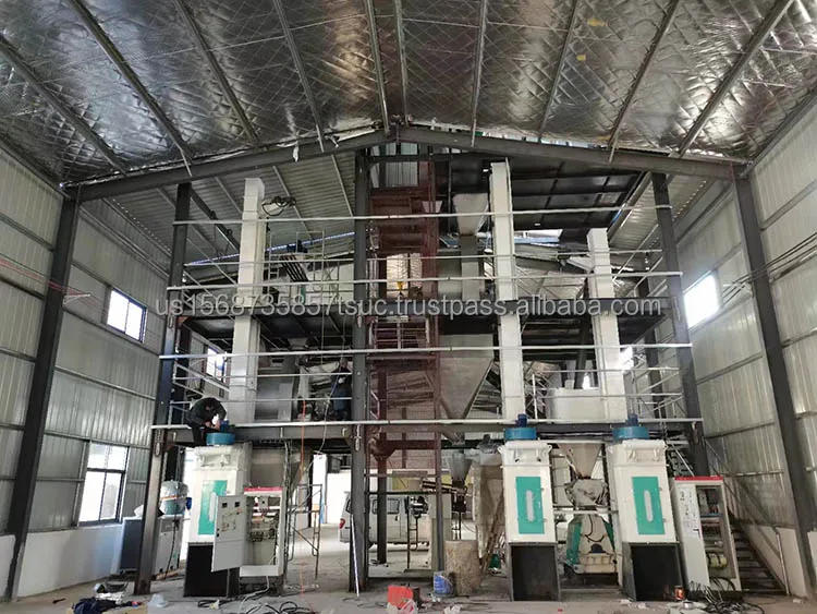 Animal feed production line cow sheep chicken fish poultry feed mill plant