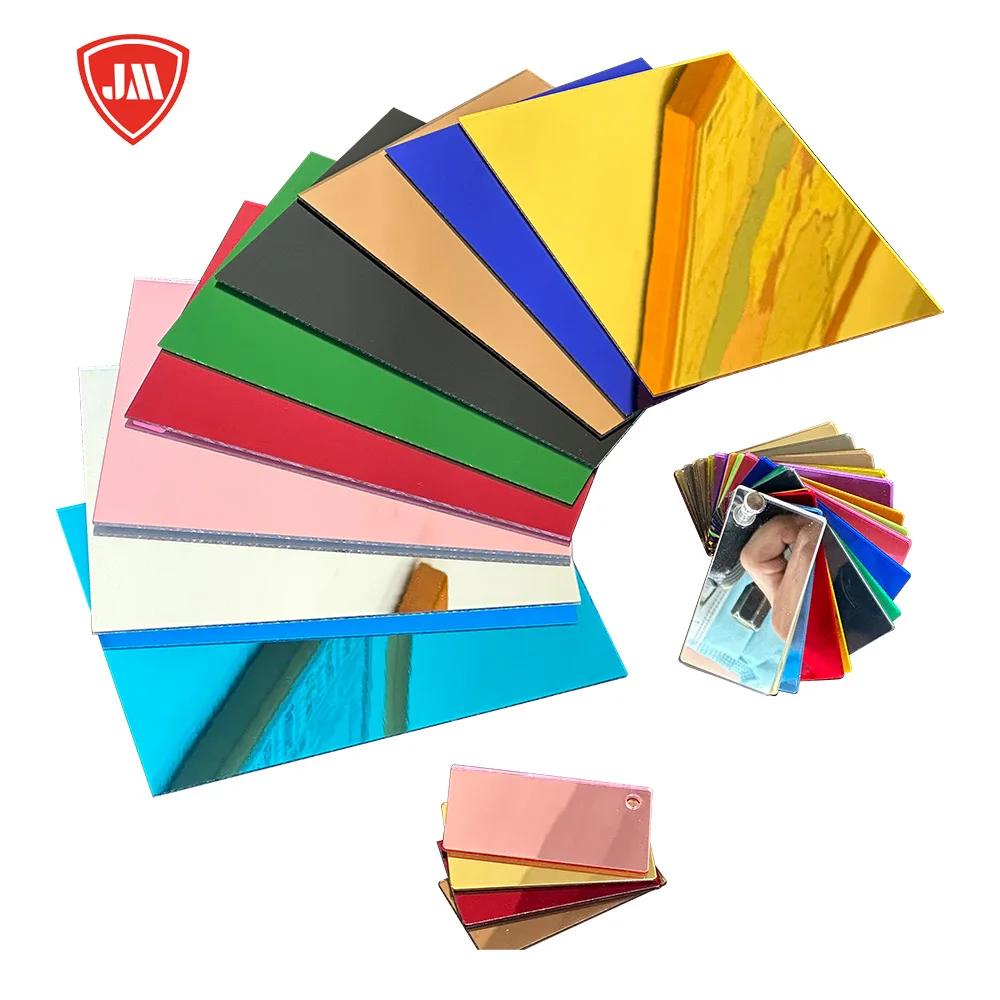 Wholesale Silver/Gold/rose gold Mirror Acrilico Acrylic PMMA sheets 1220*2440mm for Distributors