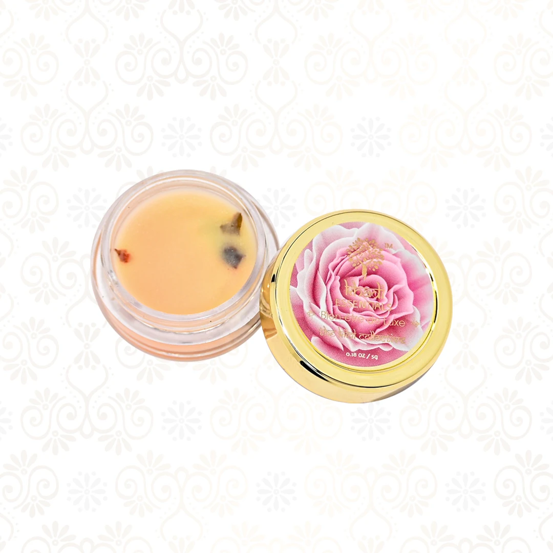 Khadi Essentials Wild Rose Lip Balm with Shea Butter & Essential Oils For Dry & Damaged Lips Men & Women Uses