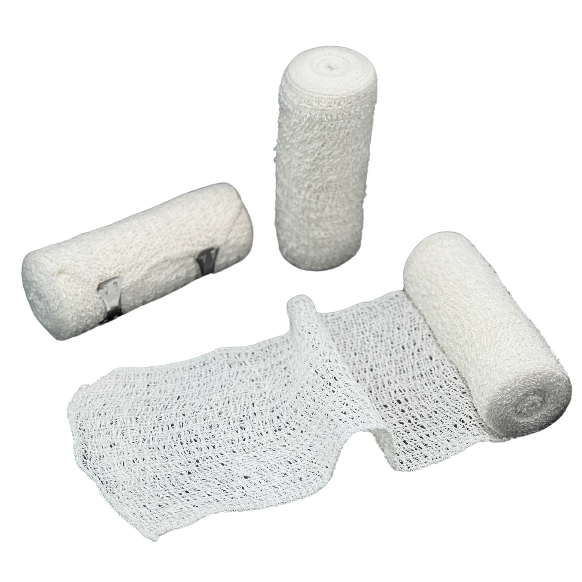 Lightweight 10cm Elastic Crepe Bandage for Medical Support Stretchable and for Sprains Strains Varicose Veins