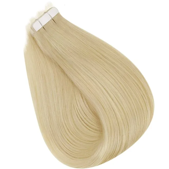 Tape In Human Hair Virgin Remy Single/Double Drawn Weft Hair Raw Cuticle Aligned Hair 100% Wholesale Rates 26 Inches