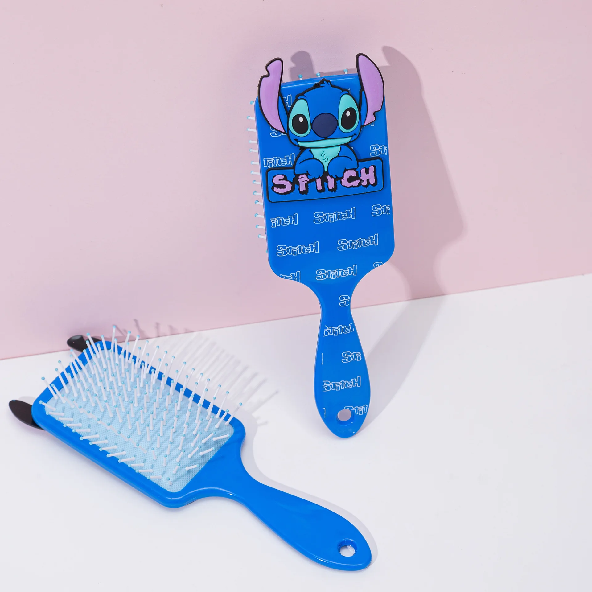 Stitches girls decorative hair combs hair comb massage brush cute cleaning hair brush