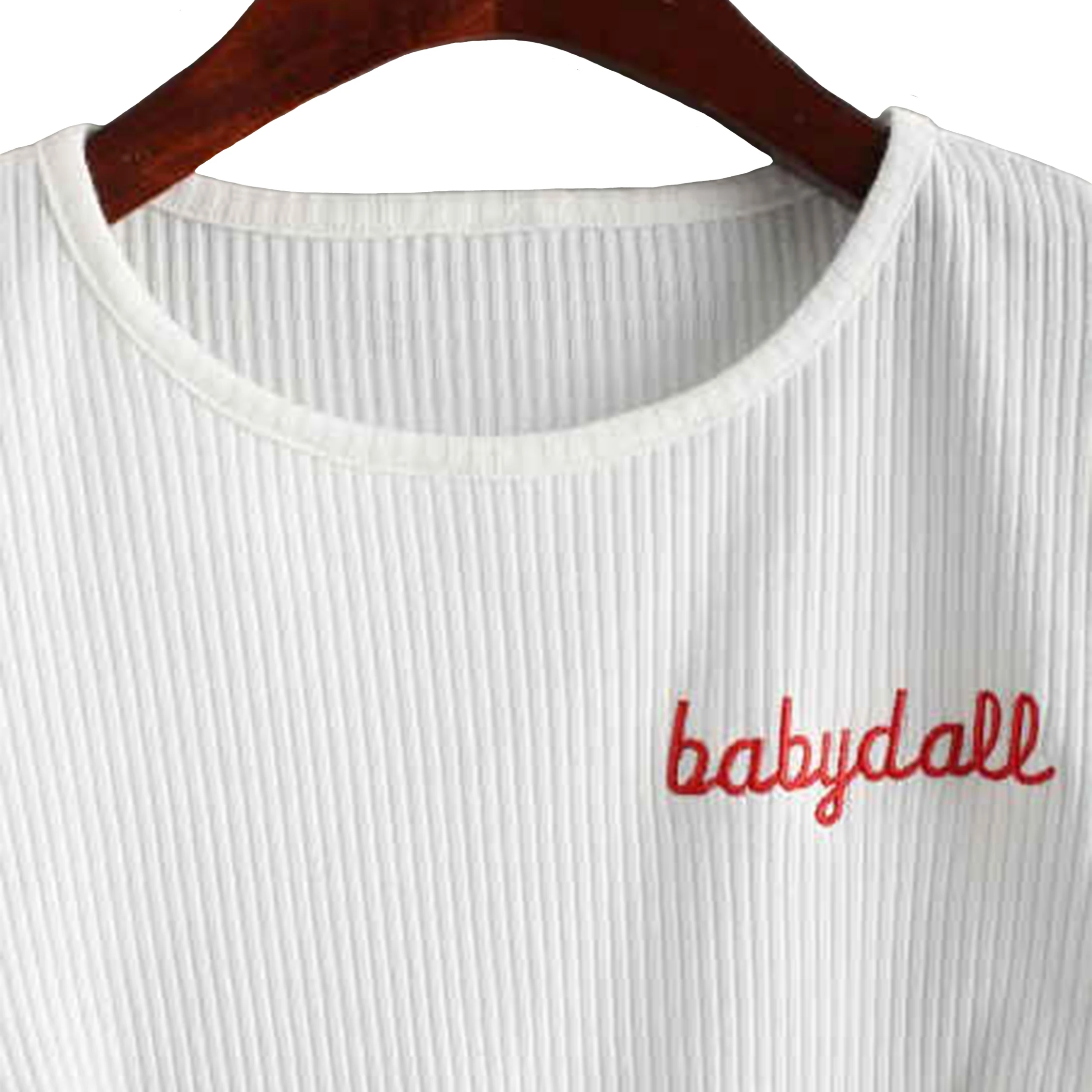 High quality latest good price women crops top t shirt for summer clothing hot styles girls tees wholesale woman fashion tops