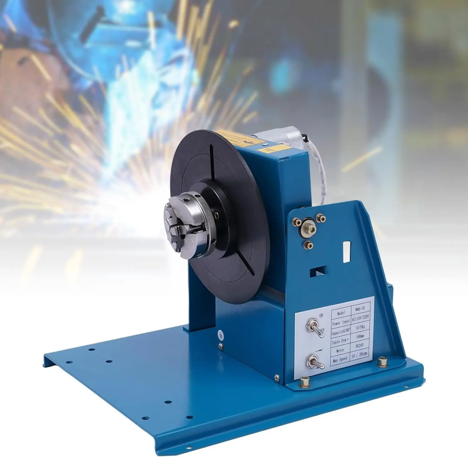 China Small Mini Ato 10kg 20kg 30kg Load Rotary Cnc Welding Positioner Turntable