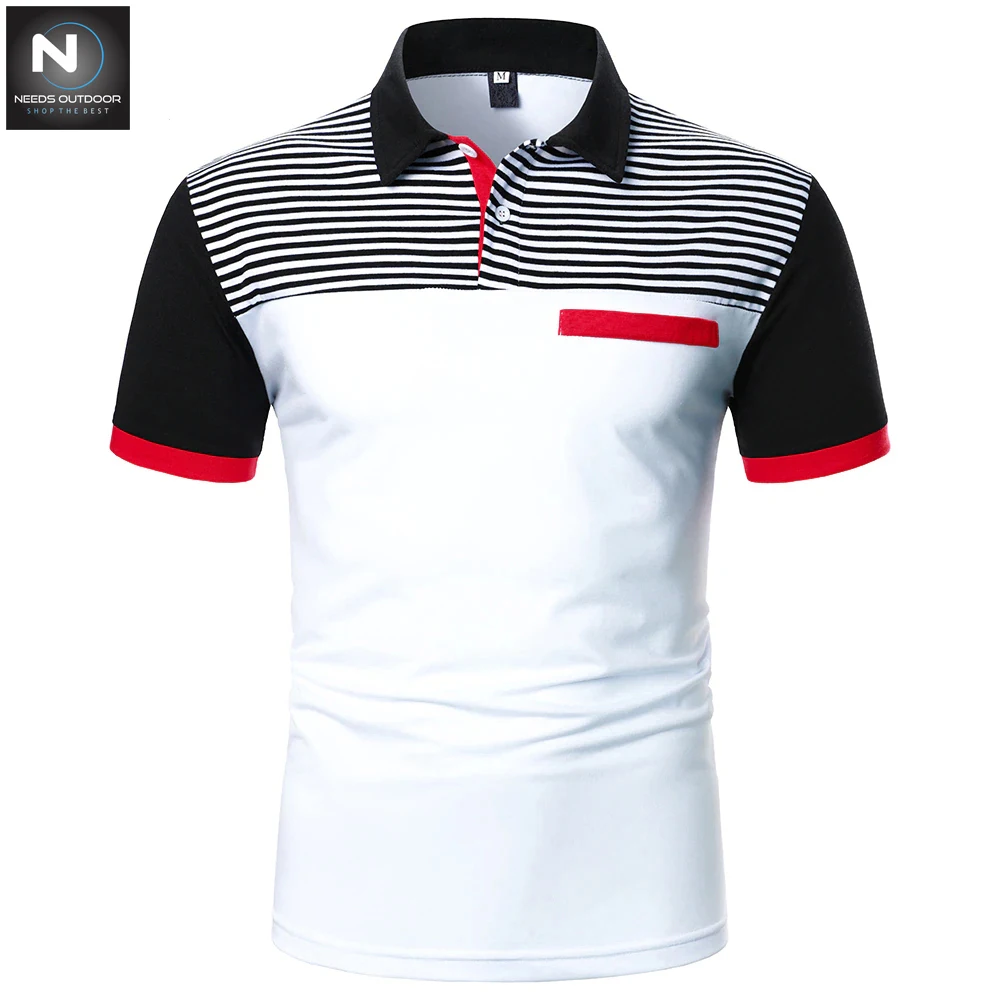 New 100% Cotton Polo Shirts For Men Wholesale Casual Wear Stylish Short Sleeve Polo Shirts By NEEDS OUTDOOR