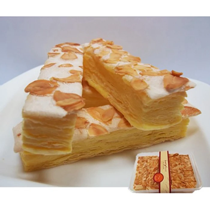 Wholesale Puff Cake Dessert Biscuit Napoleon Pastry Almond Puff-Pastry