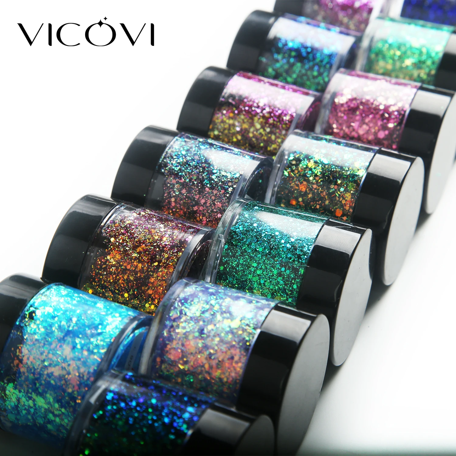 Large bottle of 30g stage makeup sequins gel eye shadow glitter powder pearlescent brand liquid gel eye shadow
