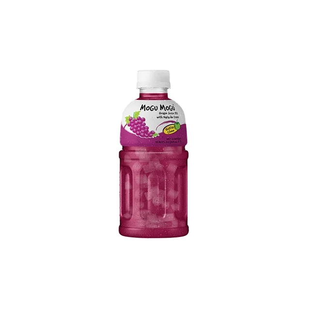 Wholesale Mogu Grape Flavored Drink With Nata De Coco 320ml/ Mogo Thailand