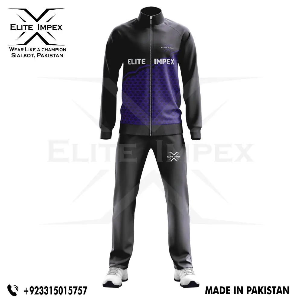 Custom Soccer Tracksuit Jacket Sport Training Tracksuit Quick Dry Men 2 Piece Set Brand Club Full Zip Up Football Jacket