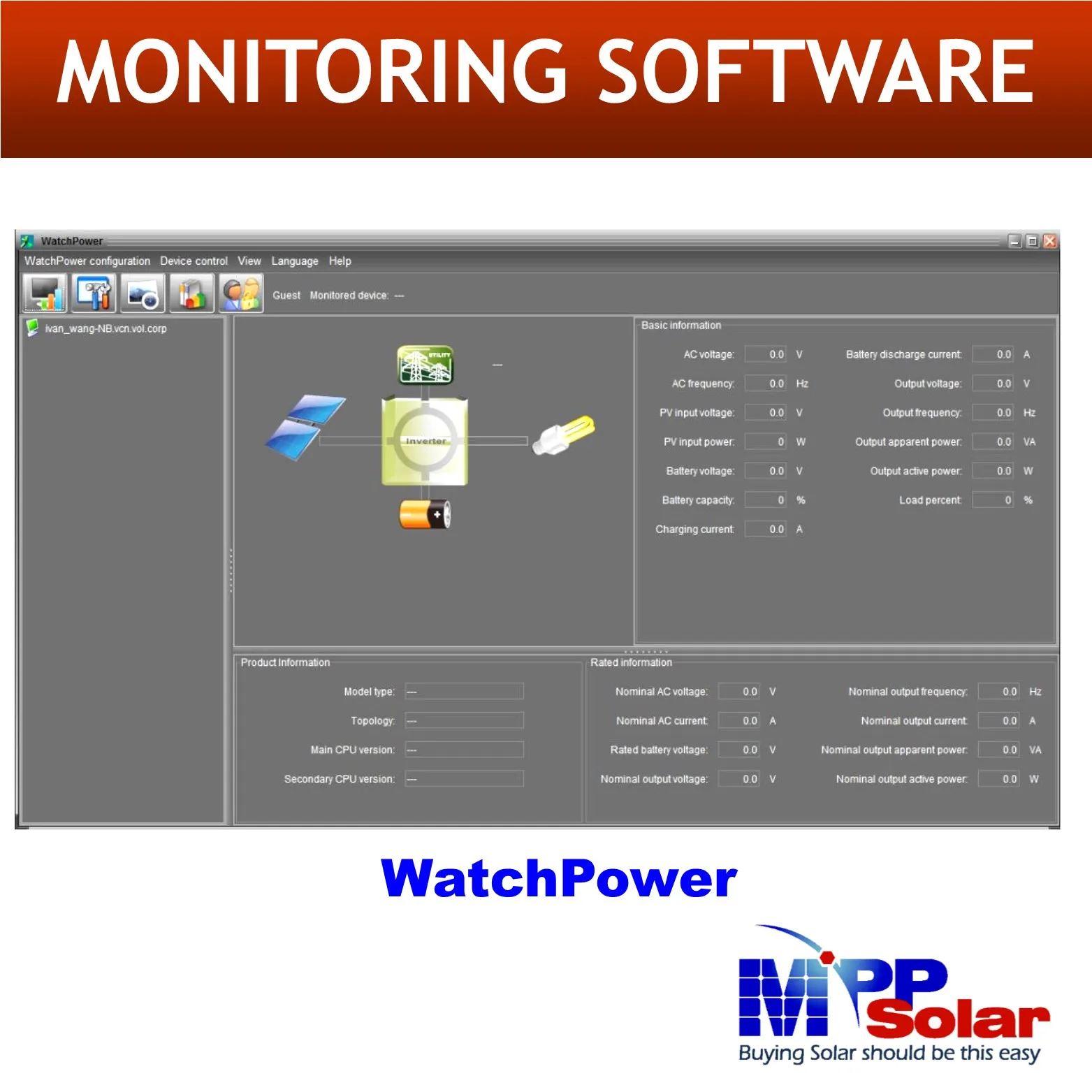 PIP8048WP-T 8000w 230v 48v mppsolar off grid inverter Daul 150A MPPT solar charger pure sine wave IP65 Twin AC output WiFi BMS