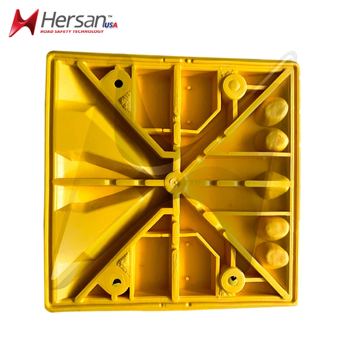 Прочный прочный пластиковый ограничитель скорости дорожного движения Hersan HDPE