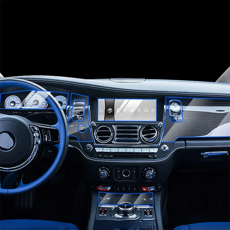 Для Hyundai Palisade 2019-2023 Автомобильная внутренняя центральная консоль прозрачная ТПУ Защитная пленка против царапин ремонтная пленка аксессуары