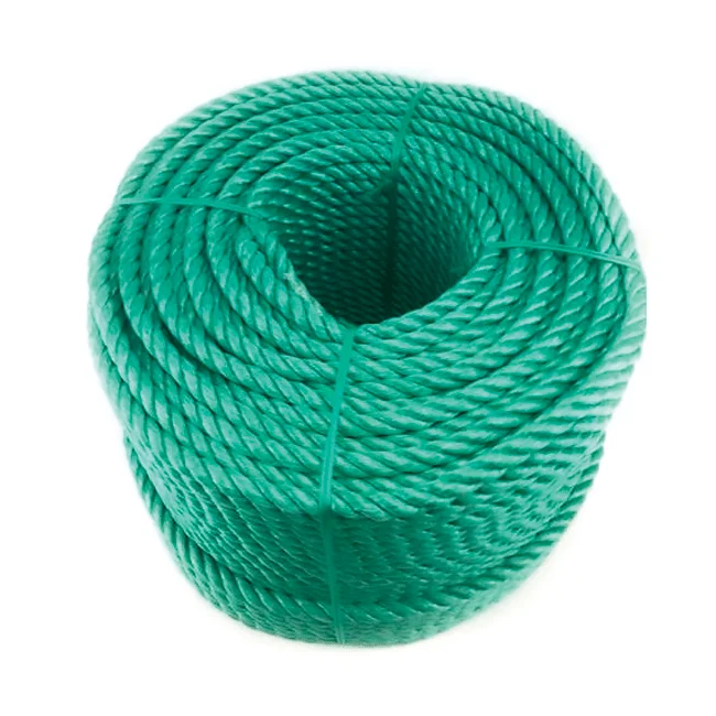 High-Durable Blue Telecom Drawing Rope Australia Market 3 Strands Twisted PP Split Film High Breaking Strength Double Braid