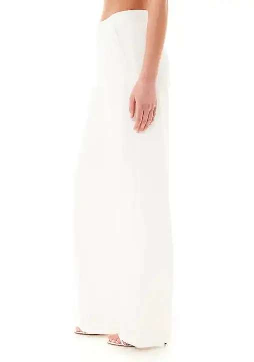 High Quality Breathable Clothing Colotte Elastic Waist Fashion Sustainable Office Wear Formal Women Pants OEM Service Trousers