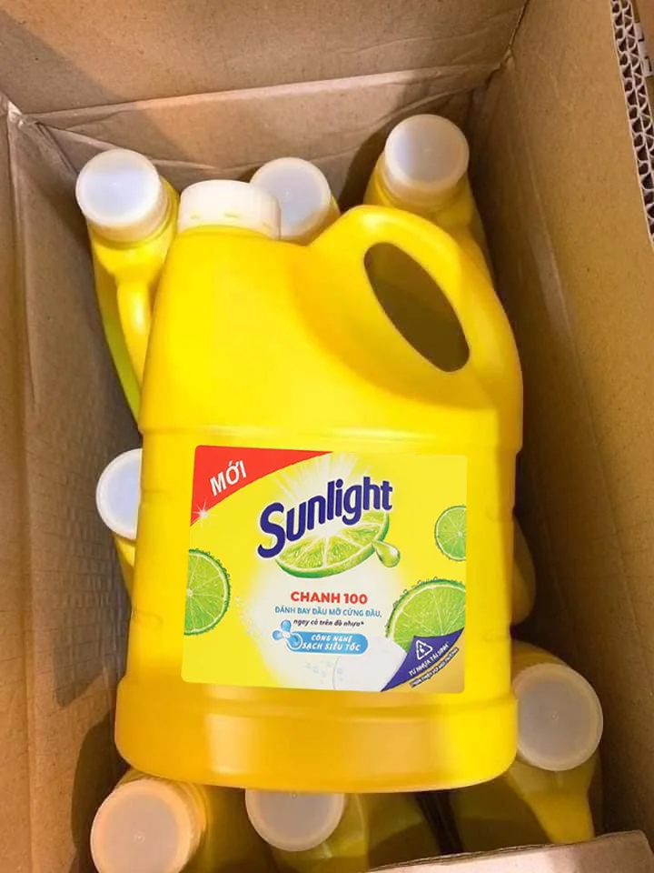 Eco Friendly Sunligh-t Lemon Dishwashing Liquid 1.4kg Concentrated Dish washing Liquid - Liquid Dish detergent Soap For Kitchen