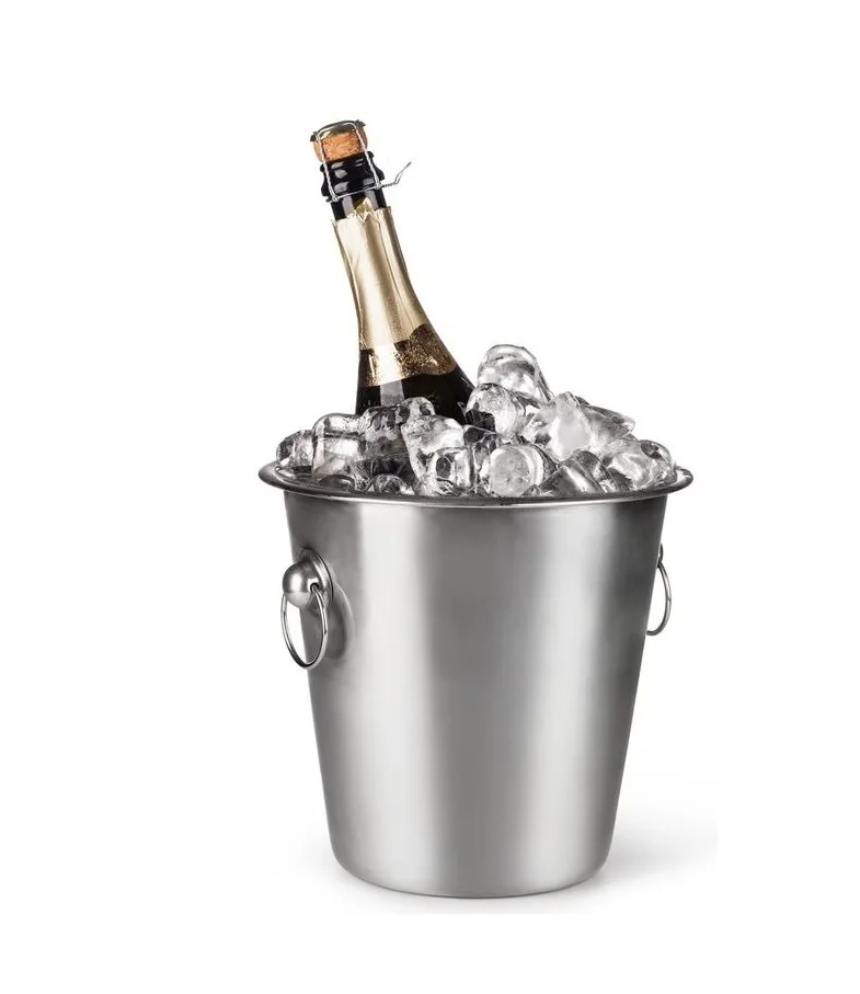 Top Quality Metal Ice Bucket With Handle For Bar Restaurant Party Beverage Tub Wine Cooler Chiller Tub