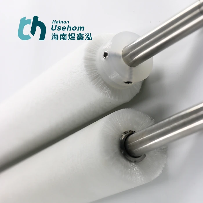 Usehom Nylon Rotating Roller Brush For Photovoltaic Solar Panel Cleaning