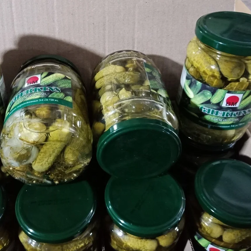 VIETNAMESE CANNED PICKLED BABY CUCUMBERS GHERKINS IN BRINE PRODUCED FROM OWN MANUFACTURER WITH GOOD PRICE