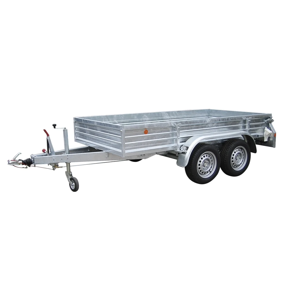 high italian quality trailer MTE 240/13 SET CF perfect for trasporting goods and animals trailer