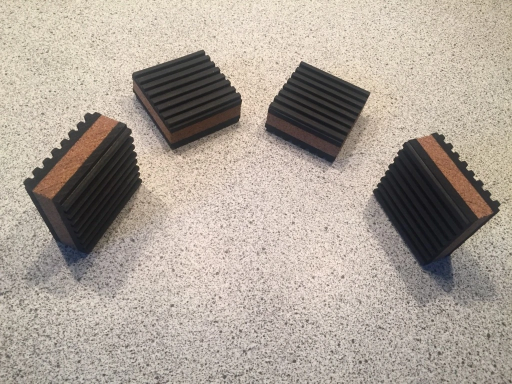 Air Conditioner Accessory Anti Vibration Rubber Pads Cork Sandwich Vibration Isolation Pad Low Noise And Vibration Rubber Mat