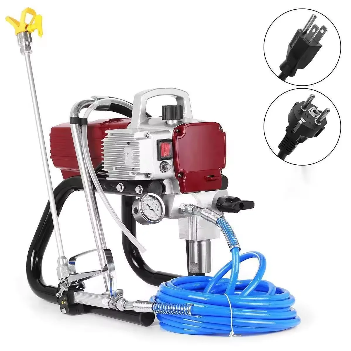 1500W Portable High Pressure Electric Wall Airless Paint Spraying machine Airless Spray Gun Model 405