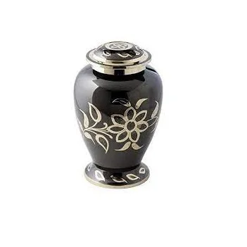 Factory Sales Decorative Brass Antique Cremation Urn Manufacturers and Exporters of Modern Metal Cremation Urns