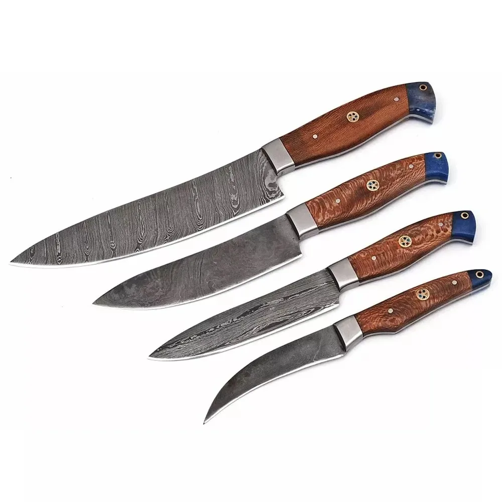 Pakistan Made 100% Top High Quality Damascus Chef Knife Sets | Wholesale Cheap Price Hot Sale Chef Knife Sets