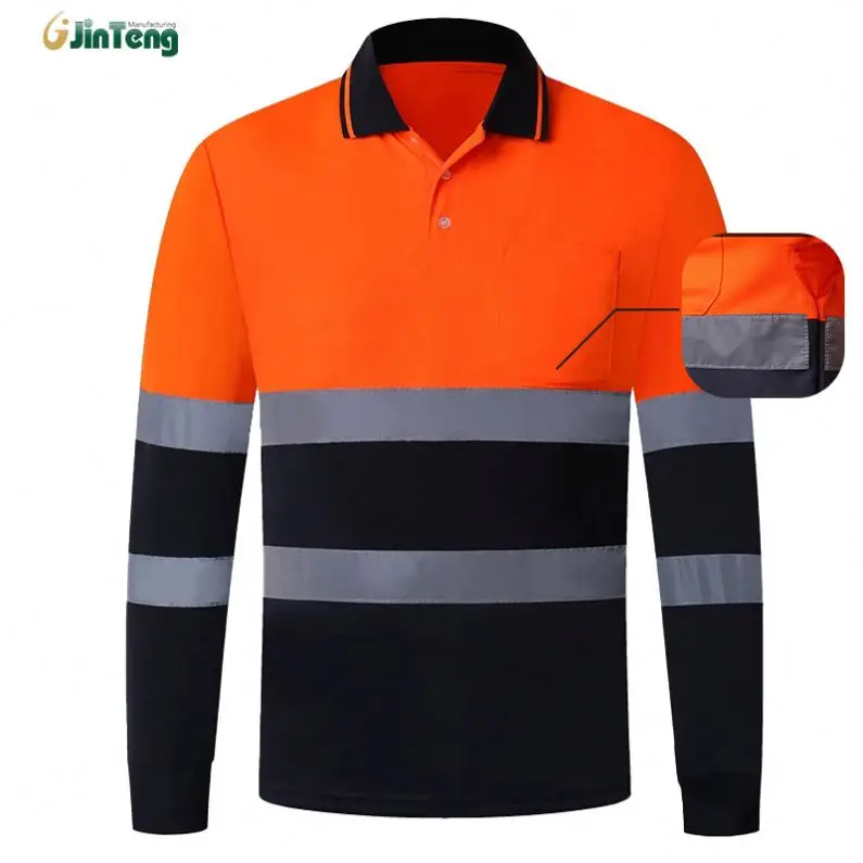 Hivis Safety Short Sleeve Shirts Workwear Clothing Slim Fit T-Shirts