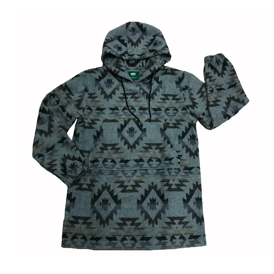 Men Hoodies Latest Patchwork Jacket Handmade Baja Hoodie Nepal Clothing Winter Polar Fleece Lining