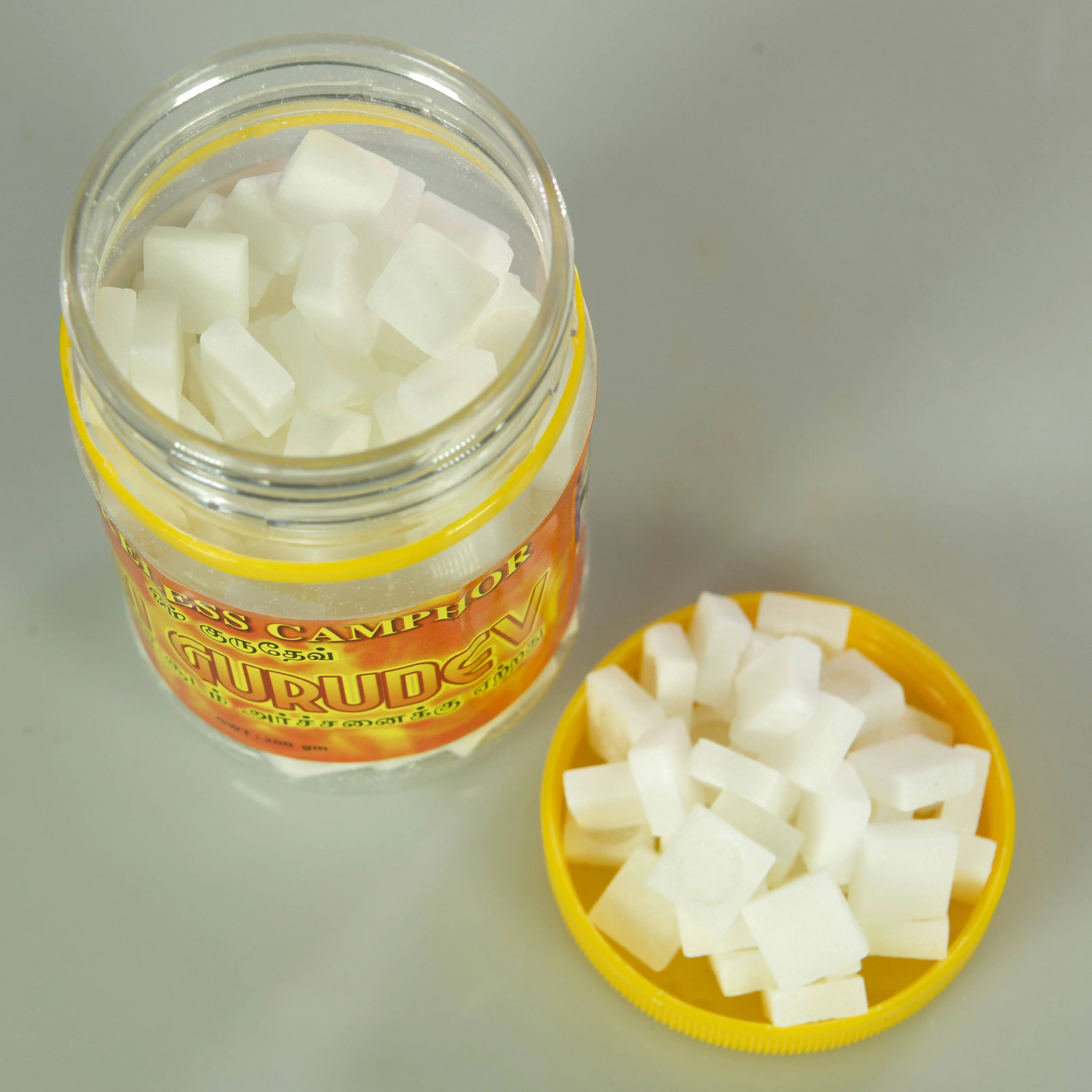 Original Premium Quality Natural White Smokeless Camphor Tablet Used For Hindu Prayers Ceremony No Wax Added High Flame Long Bur