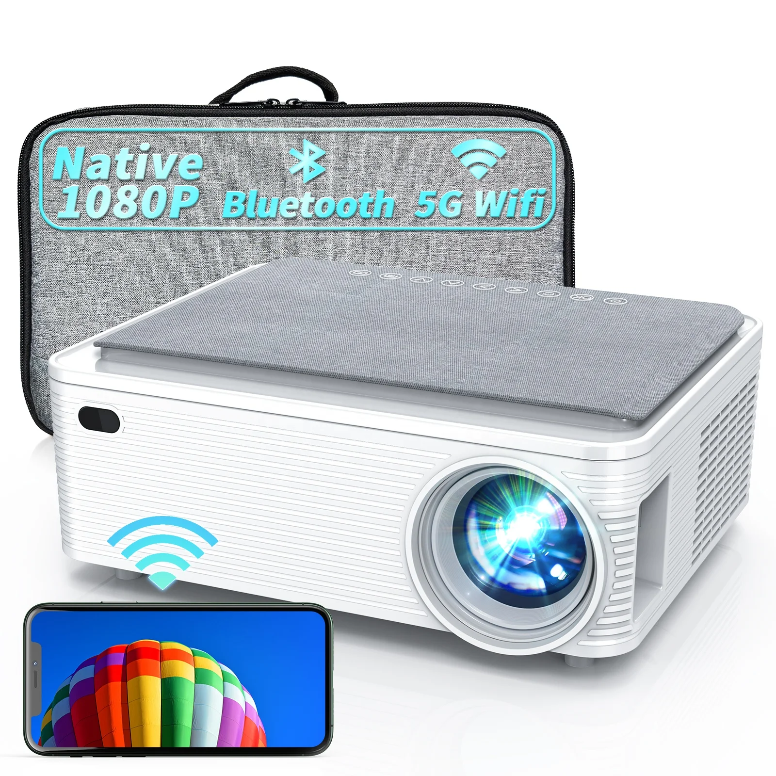 2022 Best Choice Led Home Cinema Portable Hd 9500 Lumen  Wireless Android Buy Smart X5 Projector