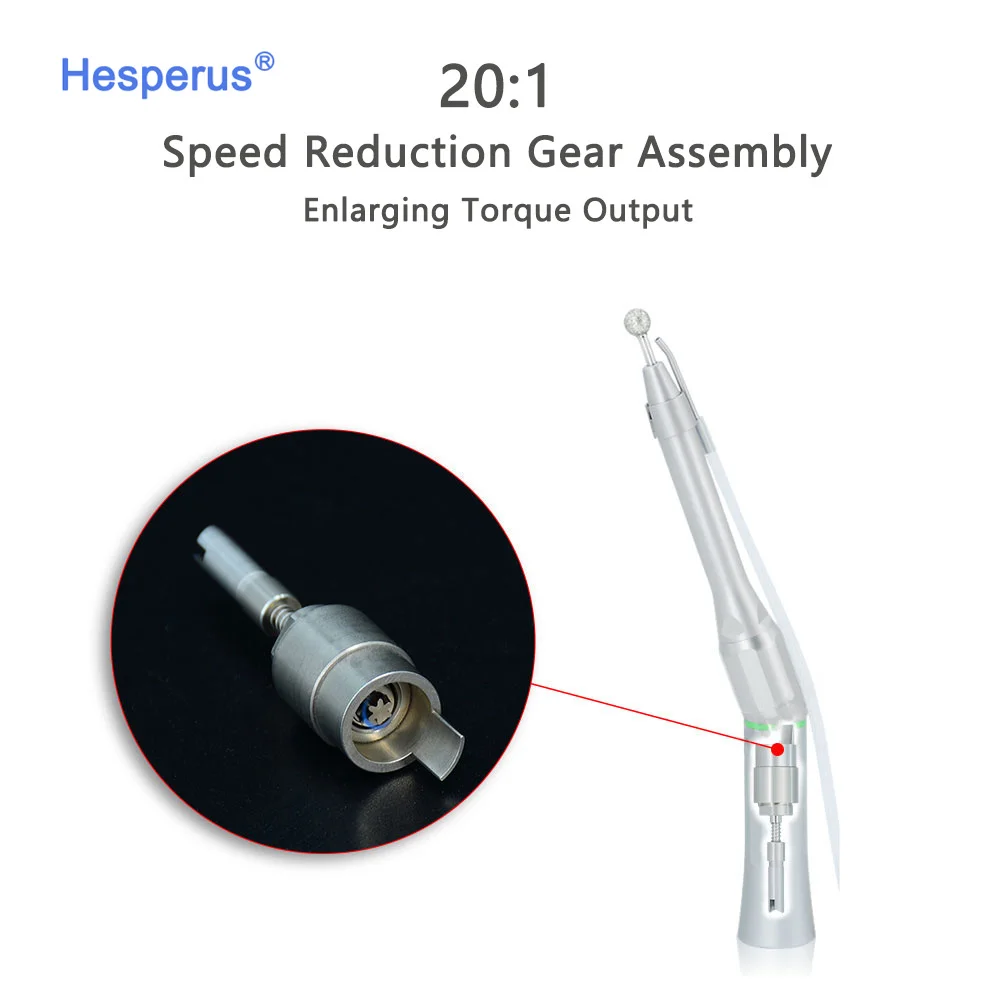 Dental Surgical Handpiece 20:1 16:1Direct Drive Straight Handpiece Single External Water Spray Tip for Dentistry Implant