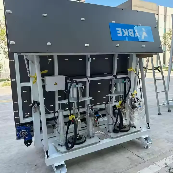 CE Certified Glass Processing Machinery Double Stepped IGU Silicone Sealant Sealing Machine