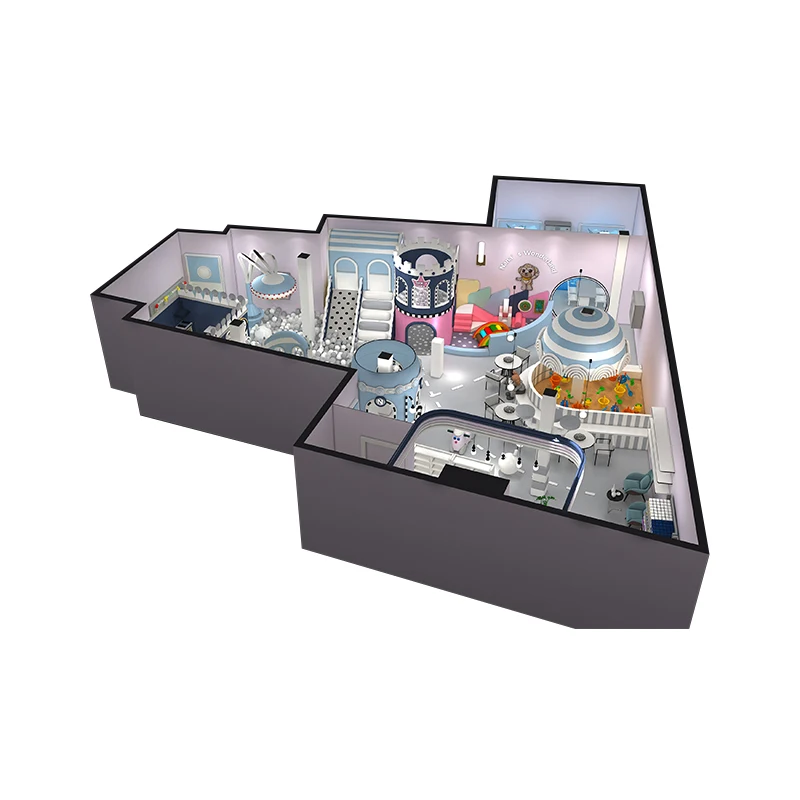 Future-Themed Indoor Playground: Interactive Stations and Sci-Fi Designs for Kids