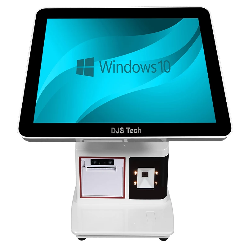 15.6inch i3 i5 i7 CPU Touch POS Machine RAM 8GB SSD 256GB Win10 58 mm Printer All in One POS