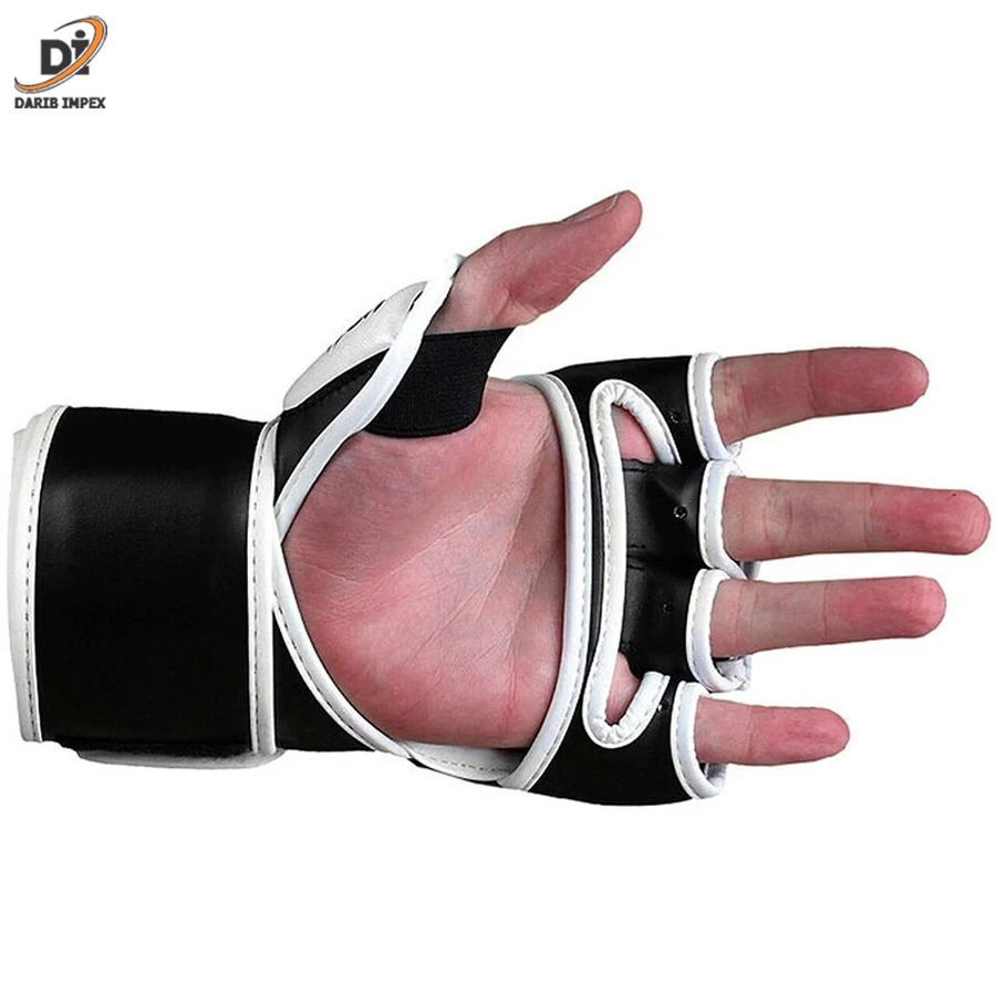 Factory Made Leather MMA Gloves Wholesale Price New Design Leather Custom Logo MMA Gloves
