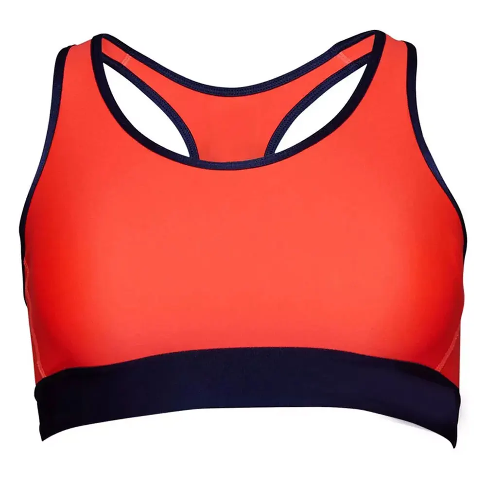 Custom Logo Seamless Bra Open Back Plus Size Fitness High Impact Yoga Wear Women Padded Sports Bra
