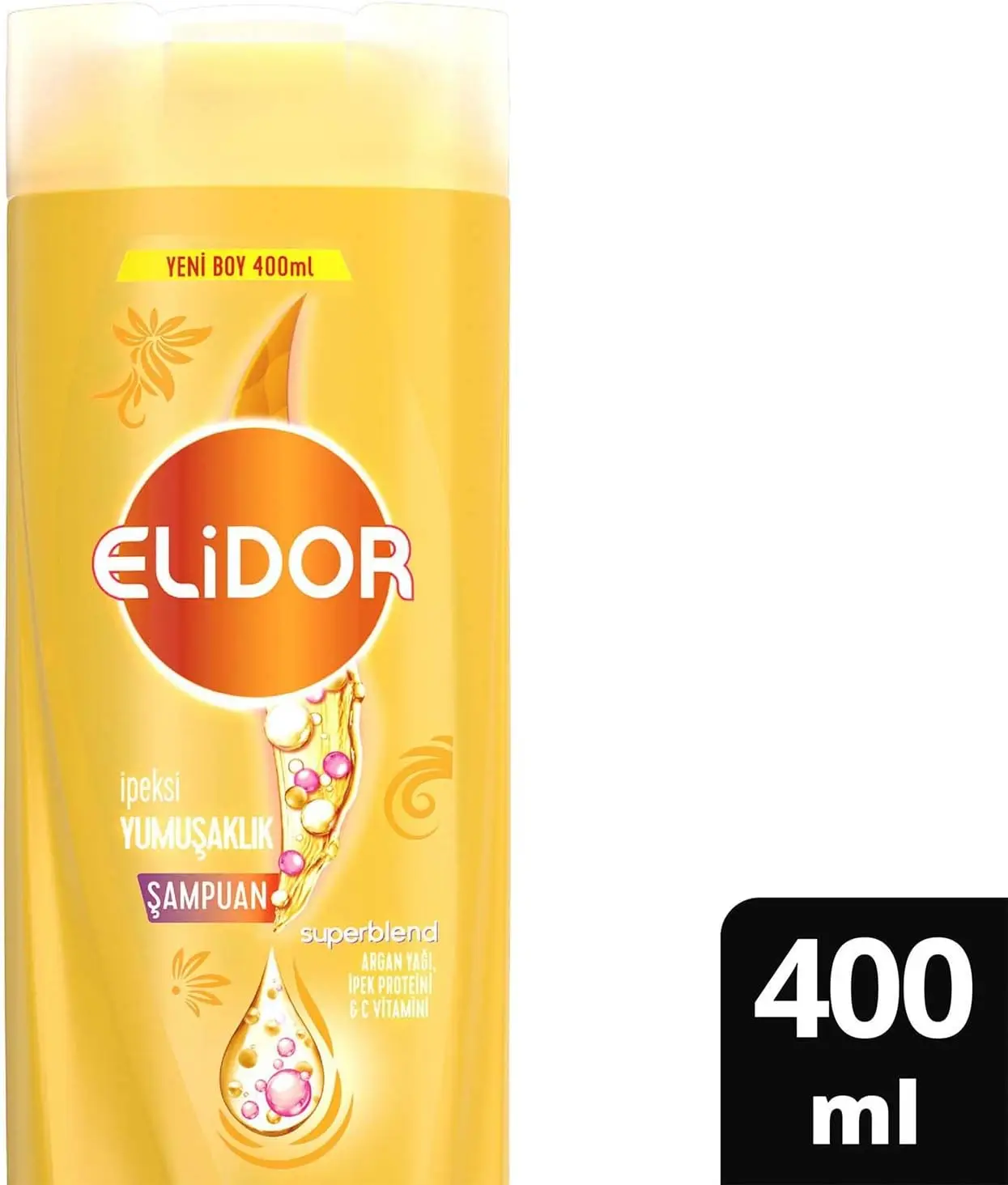 Elidor Superblend Hair Care Shampoo Instant Repair Care Vitamin C Keratin Ceramide 400 ml