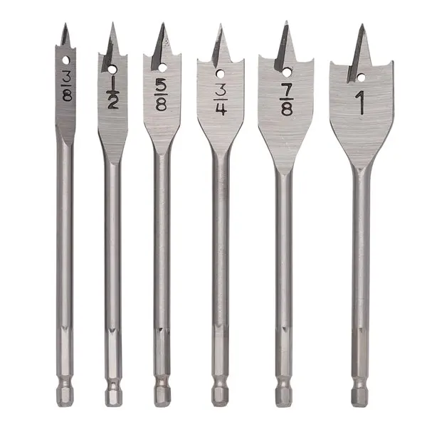 Customized Size Stainless Steel & Iron Metal Wood Drill Flat Bit At Wholesale Prices