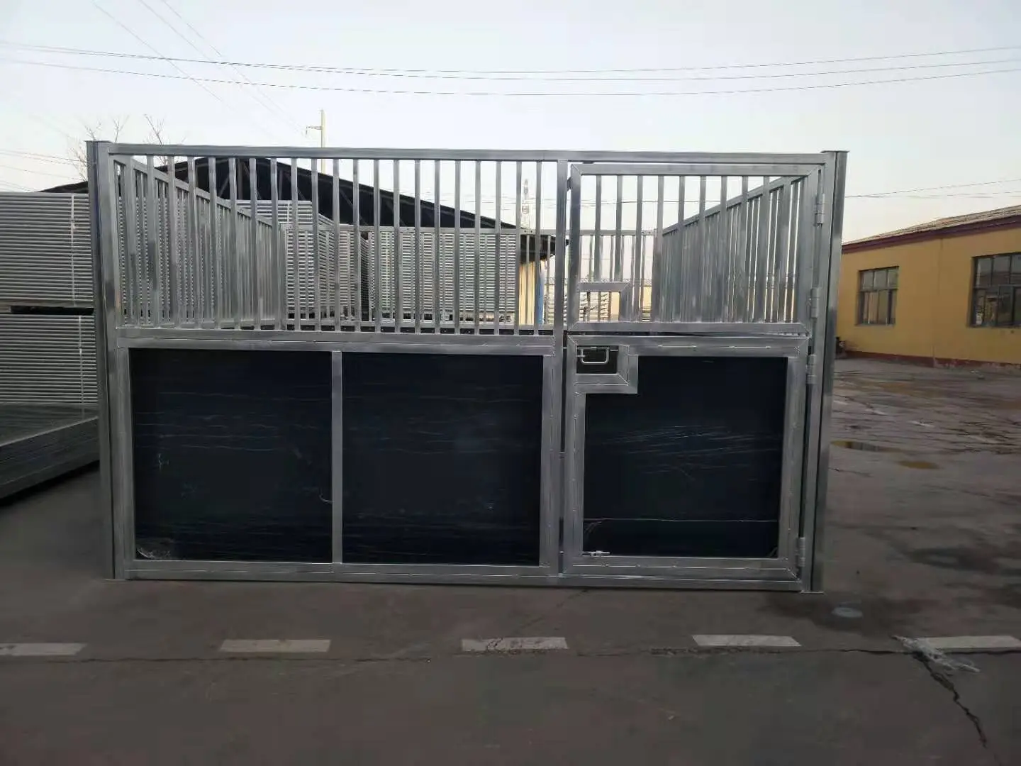 High quality factory price galvanized Australia American popular sale Horse Stable with HDPE Panel(XMR-HS1)